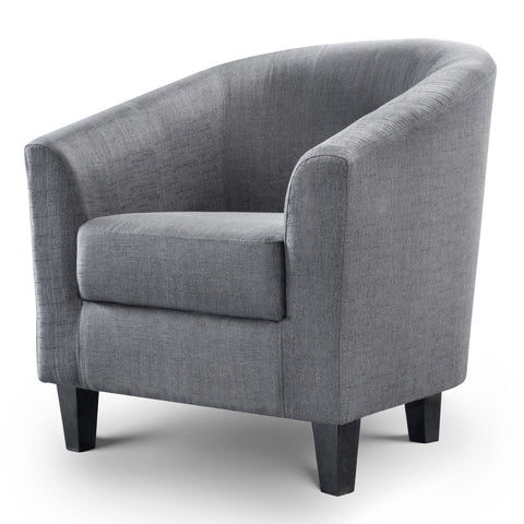 Hugo Tub Chair - Grey - HUG002