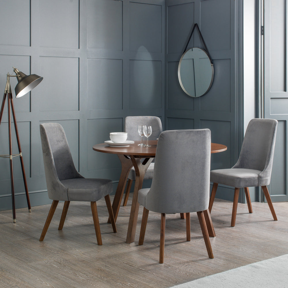 Huxley Dining Chair (Set of 2) - Grey - HUX302