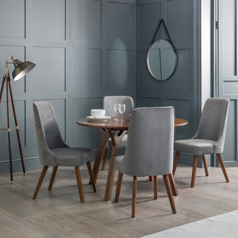 Huxley Dining Chair (Set of 2) - Grey - HUX302