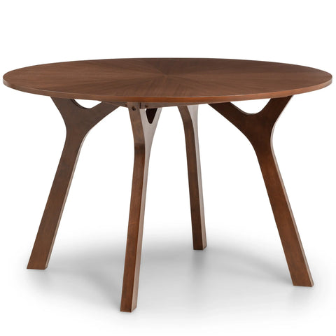 Huxley Round Table - Dark Brown - HUX001