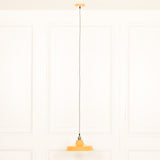 Factory Style Mustard Yellow Enamel Painted 36cm Pendant Light