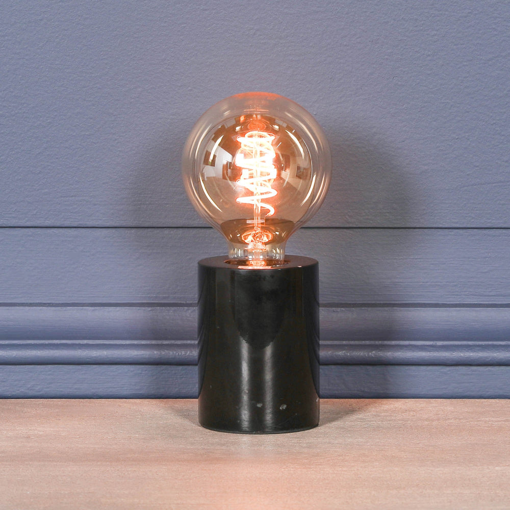 Black Marble Table Lamp