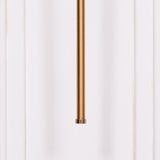 Gold Satin Deco Glass Ball Wall Light