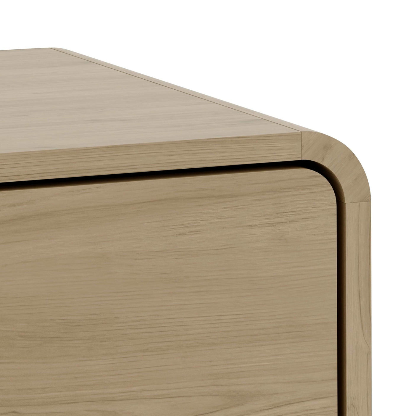 Ingrid 2 Drawer Bedside - Light Brown - ING001