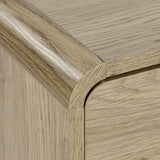 Ingrid 2 Drawer Bedside - Light Brown - ING001
