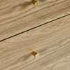 Ingrid 2 Drawer Bedside - Light Brown - ING001