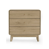 Ingrid 3 Drawer Chest - Light Brown - ING002