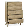 Ingrid 5 Drawer Chest - Light Brown - ING003