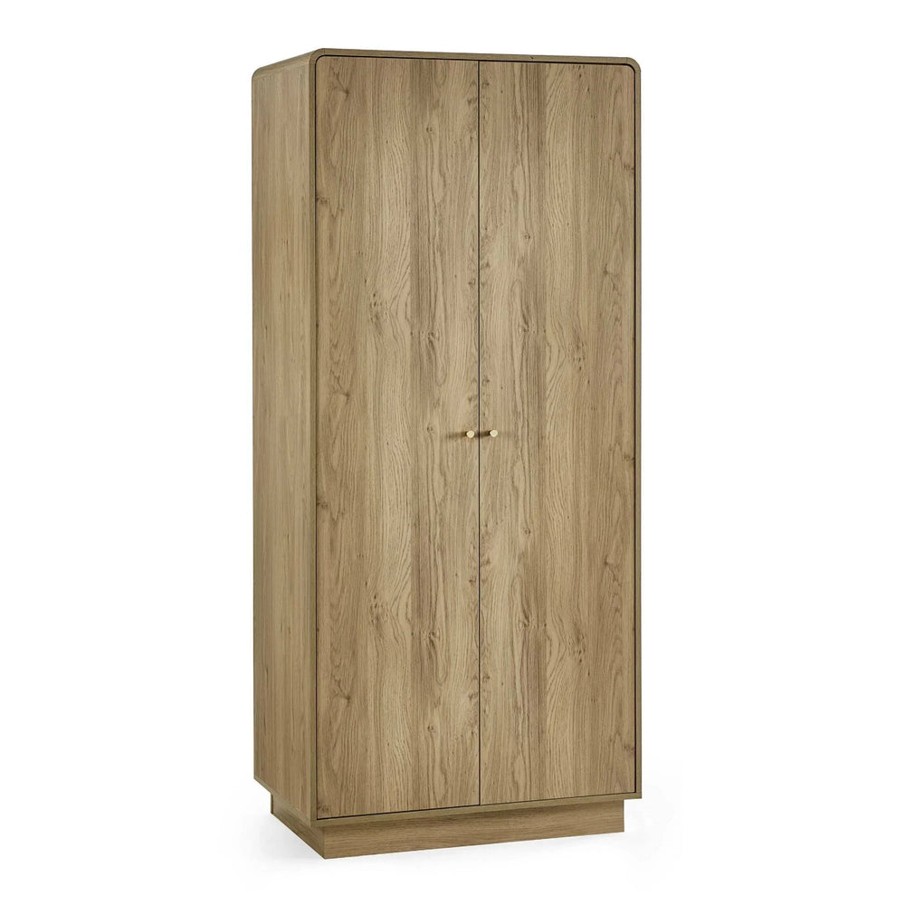Ingrid 2 Door Wardrobe - Light Brown - ING005