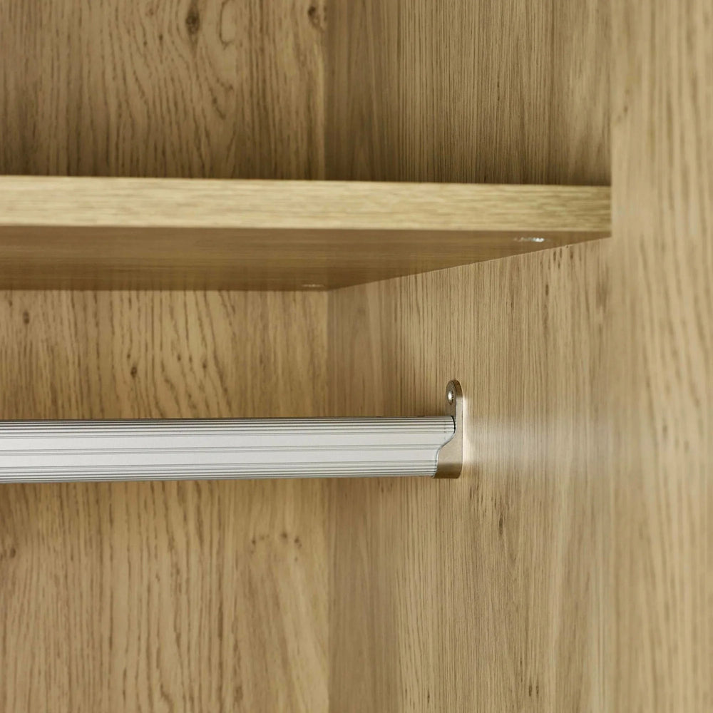 Ingrid 2 Door Wardrobe - Light Brown - ING005