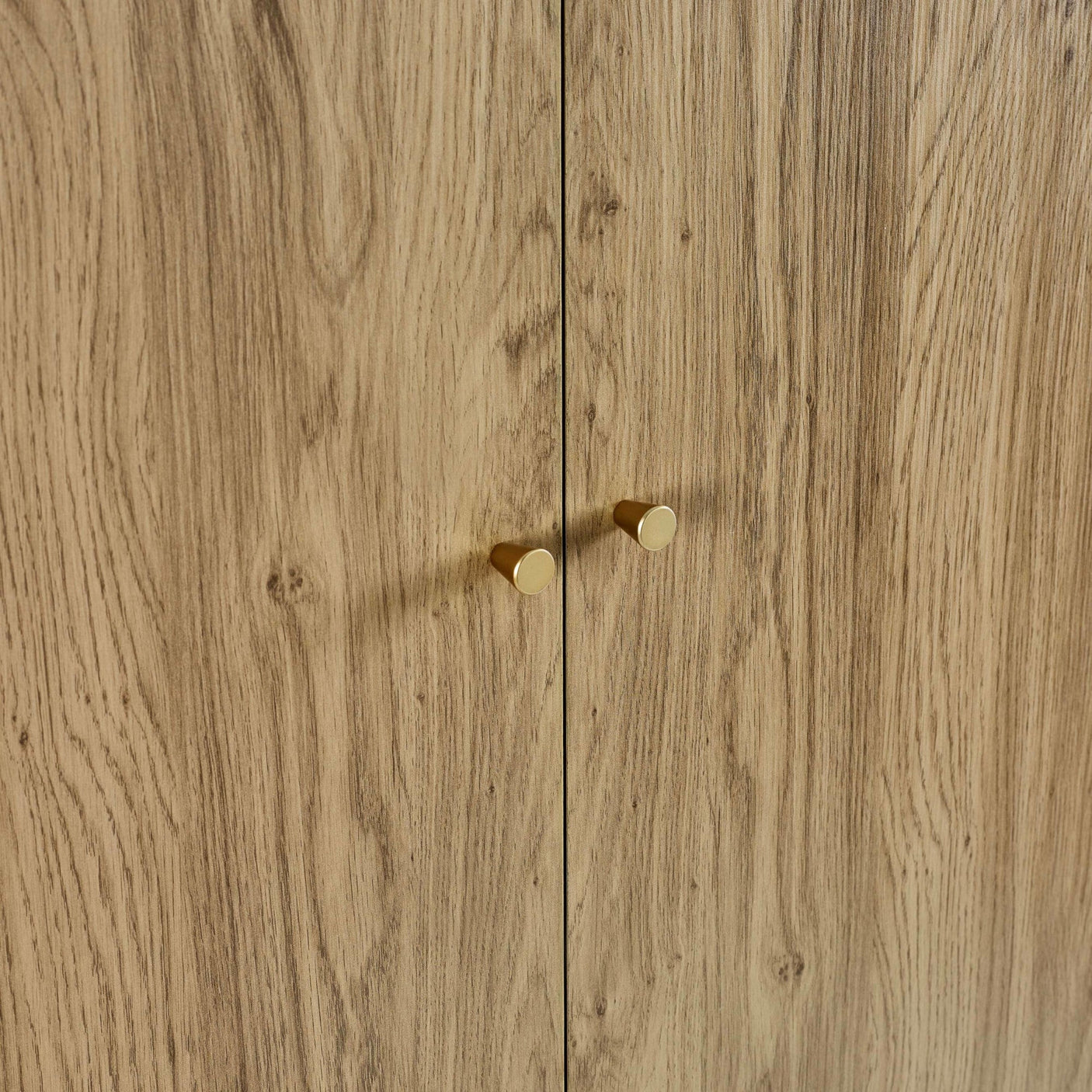 Ingrid 2 Door Wardrobe - Light Brown - ING005