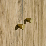 Ingrid 2 Door Wardrobe - Light Brown - ING005