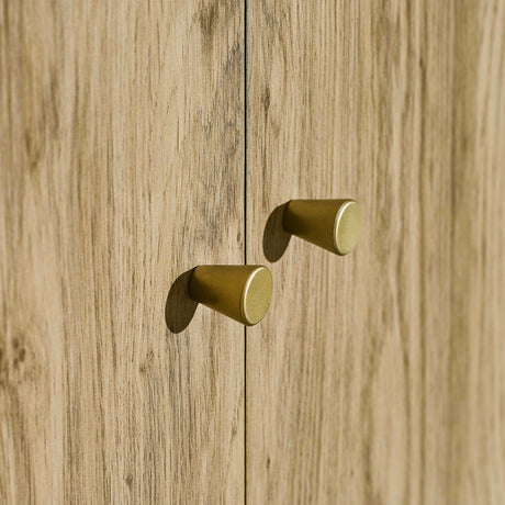 Ingrid 2 Door Wardrobe - Light Brown - ING005