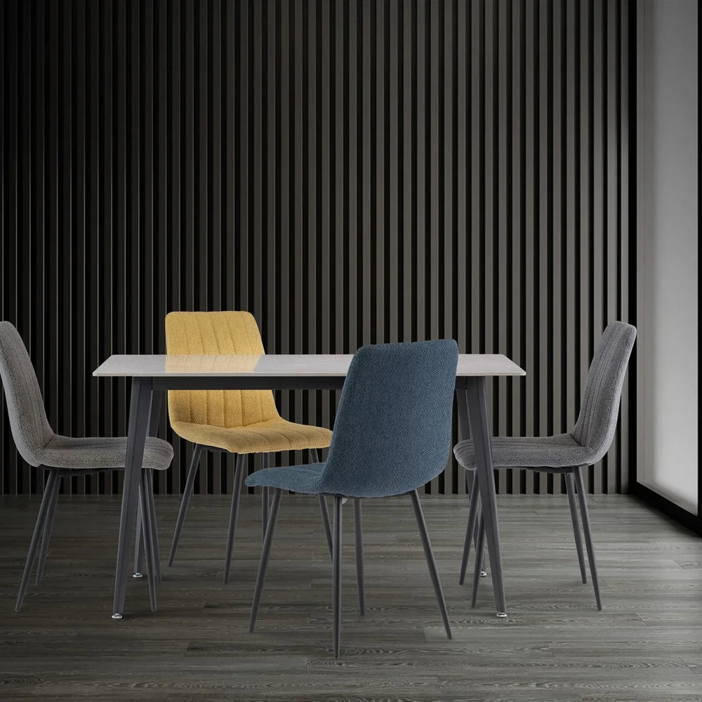 1.3m Grey Dining Table - Stylish and Modern Furniture Piece