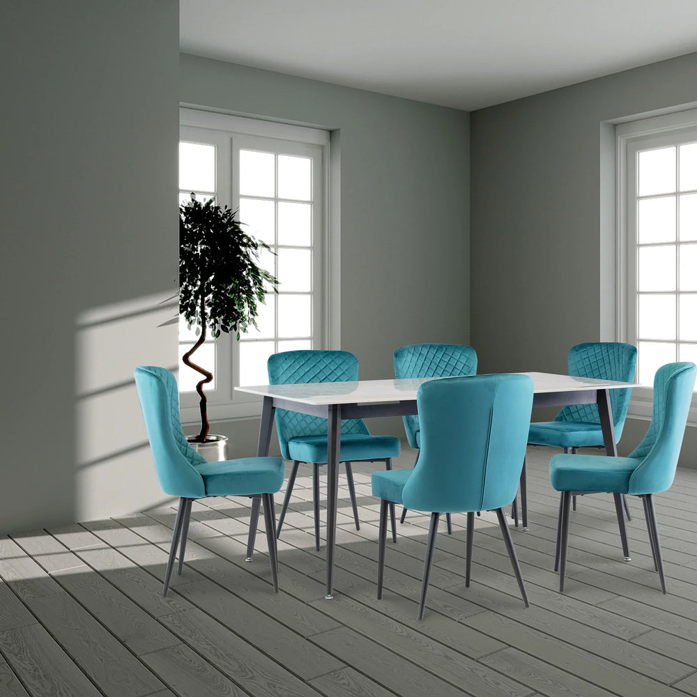 Elegant 1.6m Grey Dining Table for Modern Interiors