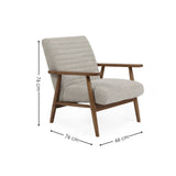 Ivy Armchair - White - IVY001