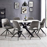 Bradley Dining Table - White - BRA001