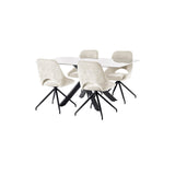 Bradley Dining Table - White - BRA001