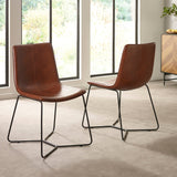 Set of 2 Joren Dining Chair - Brown - JOR101