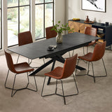 Set of 2 Joren Dining Chair - Brown - JOR101