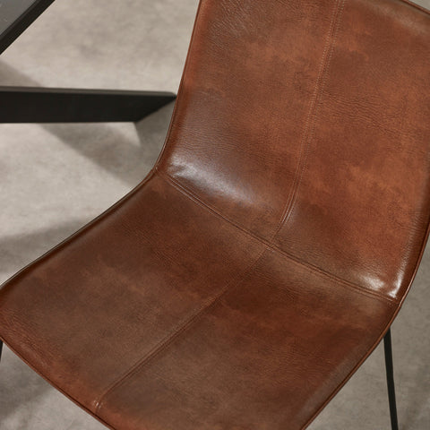 Set of 2 Joren Dining Chair - Brown - JOR101