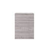 Jupiter 4 Drawer Chest - Grey - JUP305