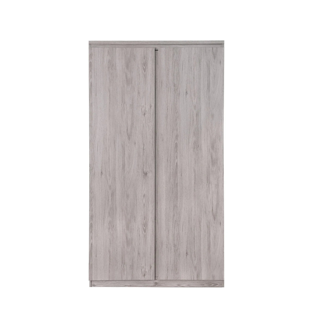 Jupiter 2 Door Wardrobe - Grey - JUP306