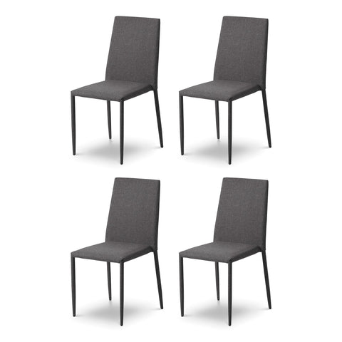 Jazz Dining Chair (Set of 4) - Black - JAZ006