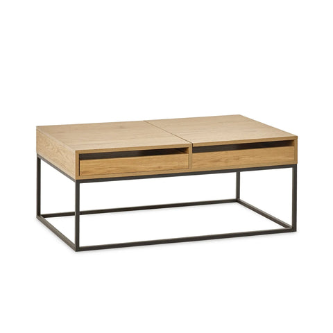 Kade Storage Coffee Table - Light Oak - KAD001