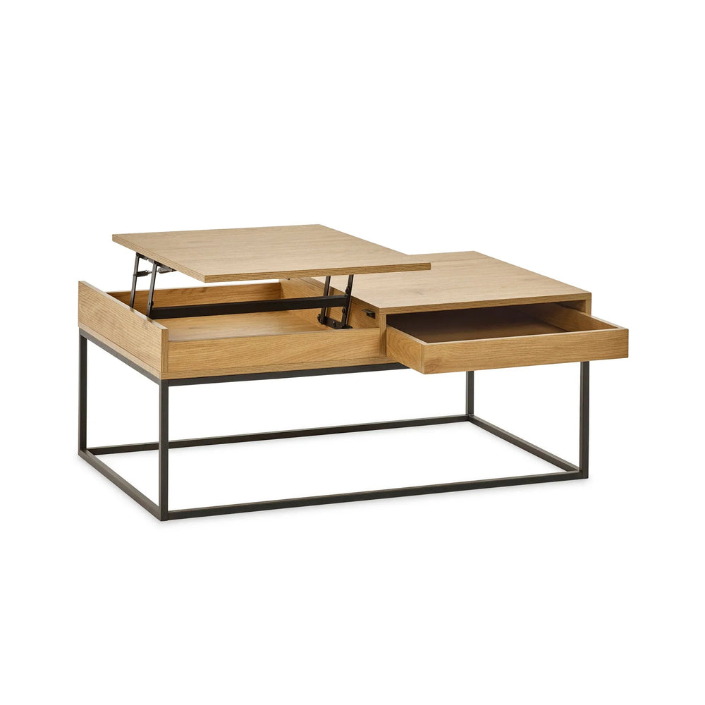 Kade Storage Coffee Table - Light Oak - KAD001