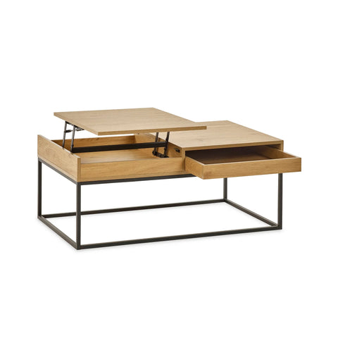 Kade Storage Coffee Table - Light Oak - KAD001