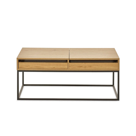 Kade Storage Coffee Table - Light Oak - KAD001