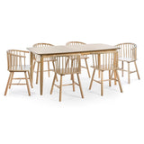 Kaito Dining Chair (Set of 2) - Light Brown - KAI104