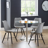 Kari Dining Chair (Set of 2) - Black - KAR101