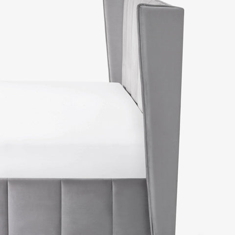 Katie Bed - Grey / 135cm - KAT201