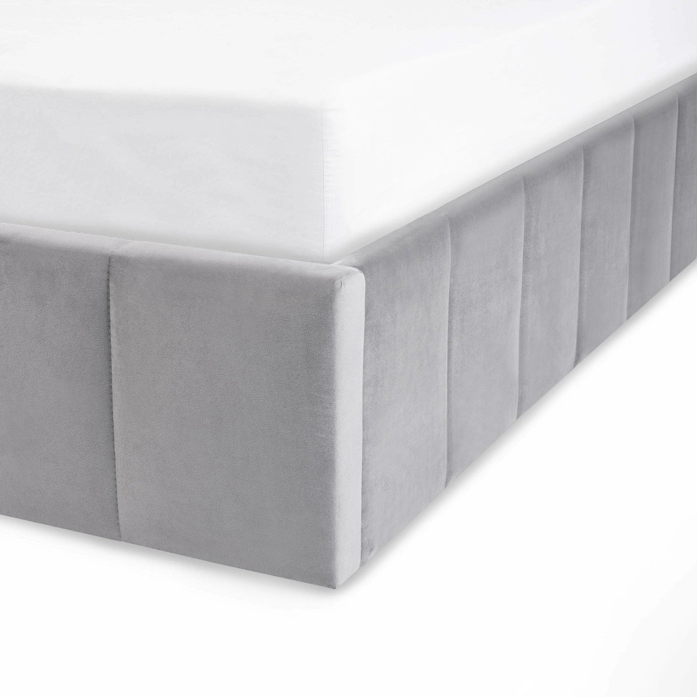 Katie Ottoman Storage Bed - Grey / 135cm - KAT301