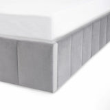 Katie Ottoman Storage Bed - Grey / 135cm - KAT301