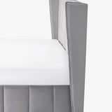 Katie Ottoman Storage Bed - Grey / 135cm - KAT301