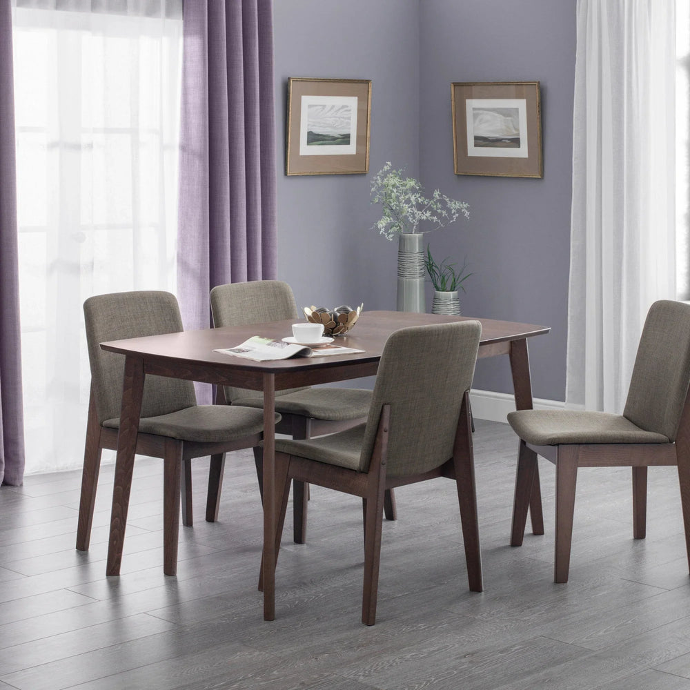 Kensington Extending Dining Table - Dark Brown - KEN201