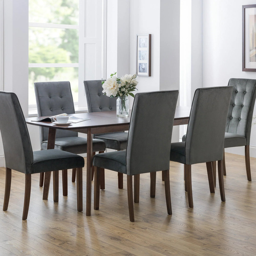 Kensington Extending Dining Table - Dark Brown - KEN201