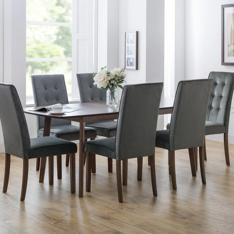 Kensington Extending Dining Table - Dark Brown - KEN201