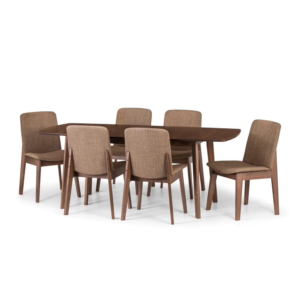 Kensington Extending Dining Table - Dark Brown - KEN201