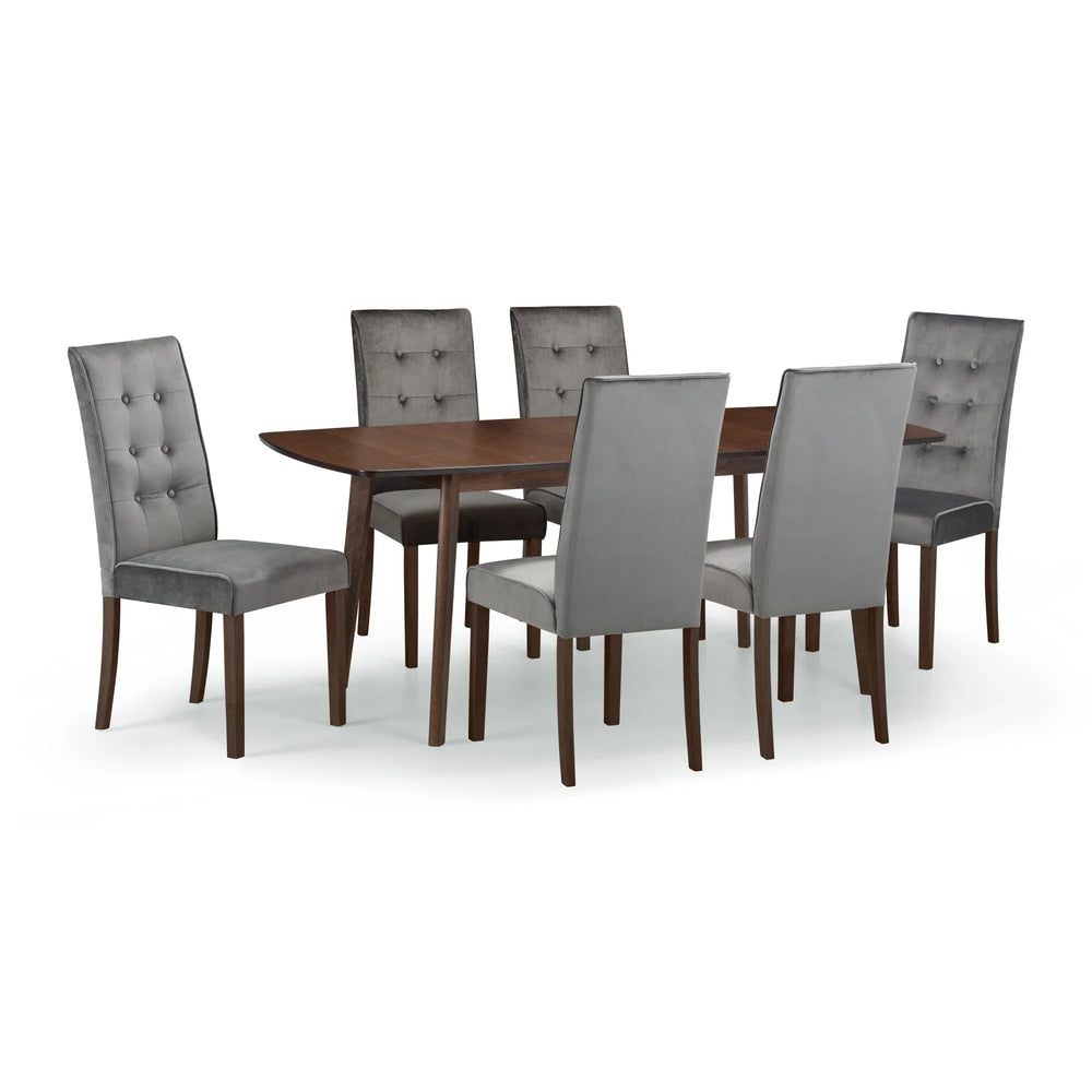 Kensington Extending Dining Table - Dark Brown - KEN201
