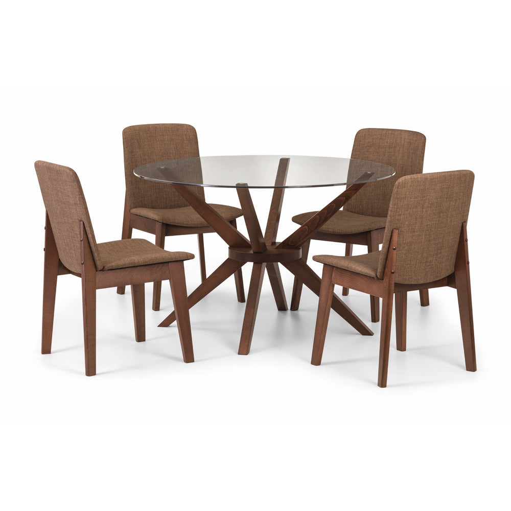 Kensington Dining Chair (Set of 2) - Dark Brown - KEN203