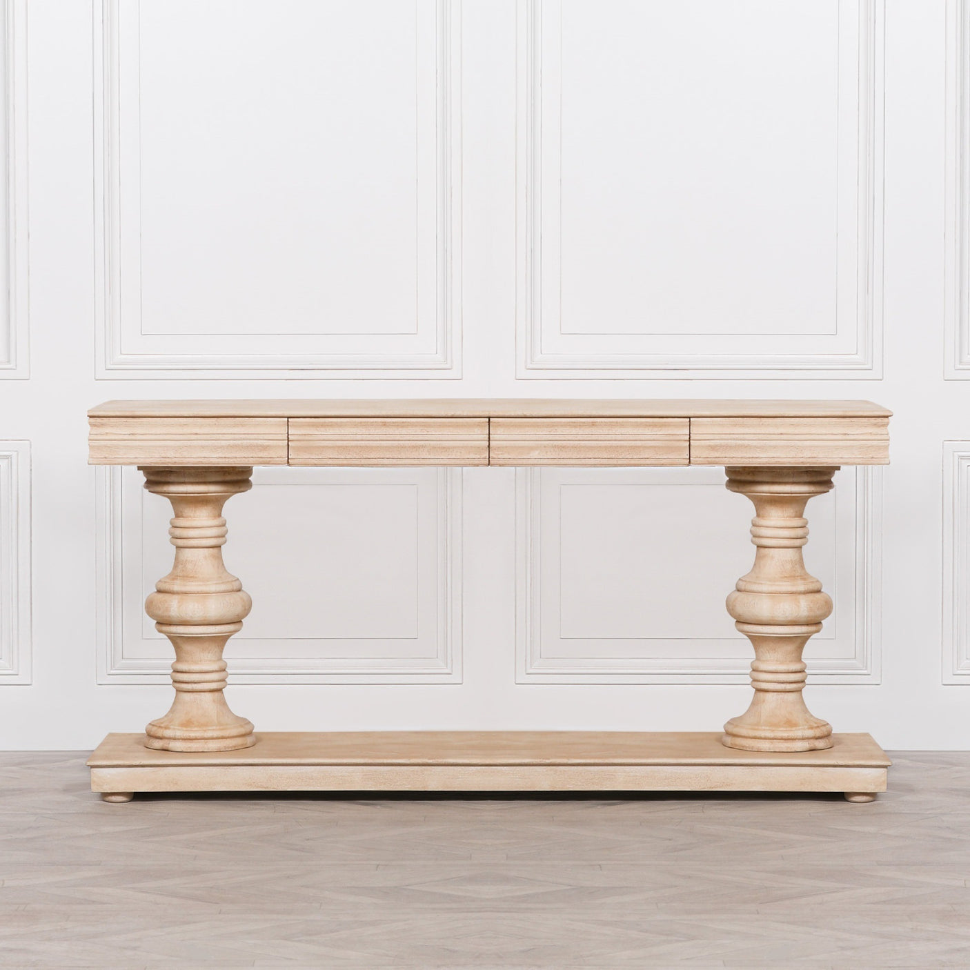 180cm Wooden Console Table with Drawers