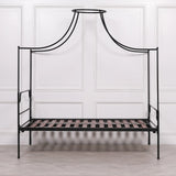 Black Iron 4ft6 Double Size Poster Bed