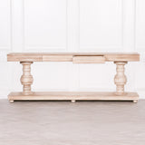 Wooden Console Table with Drawers