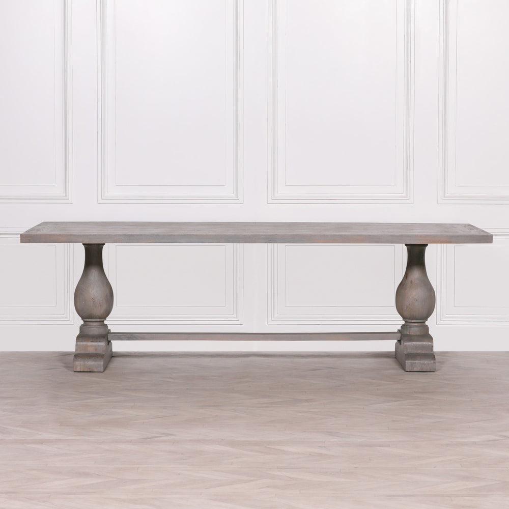 Wooden Rustic Rectangular Dining Table 260cm