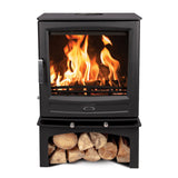 Mazona Ive 7Kw Woodburning Multifuel Stove With Logstore