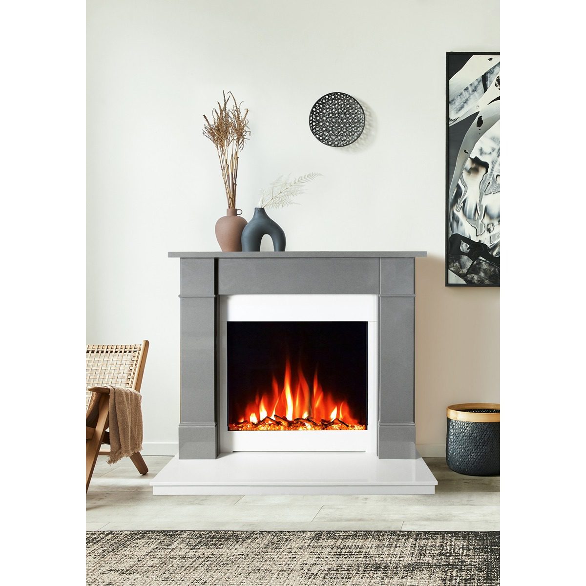 54 Naxos Polished Luna Grey Celestial 800 Electric Suite